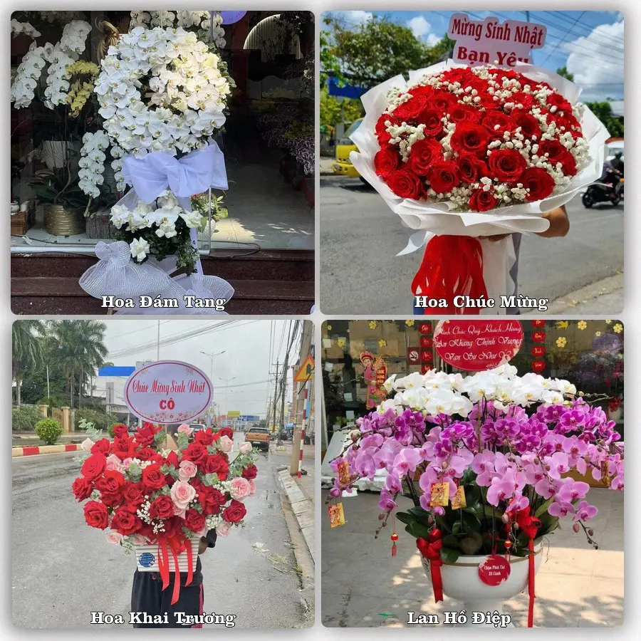Mẫu hoa tươi dành cho khách đặt hoa tại Hà Trung
