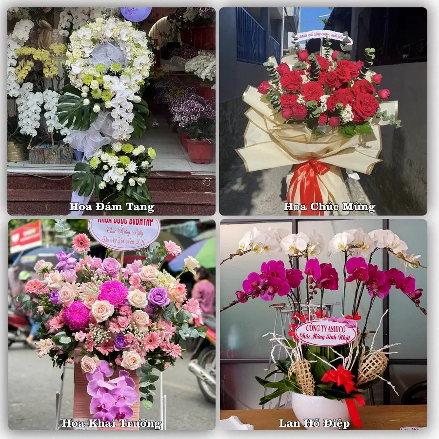 Tư vấn chọn hoa theo từng dịp tại Hồ, Thuận Thành
