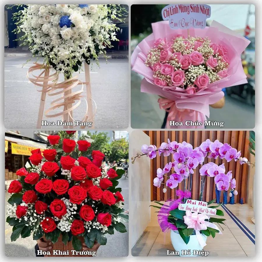 Shop hoa tươi Hồ Xá, Vĩnh Linh – Tư vấn chọn mẫu theo dịp