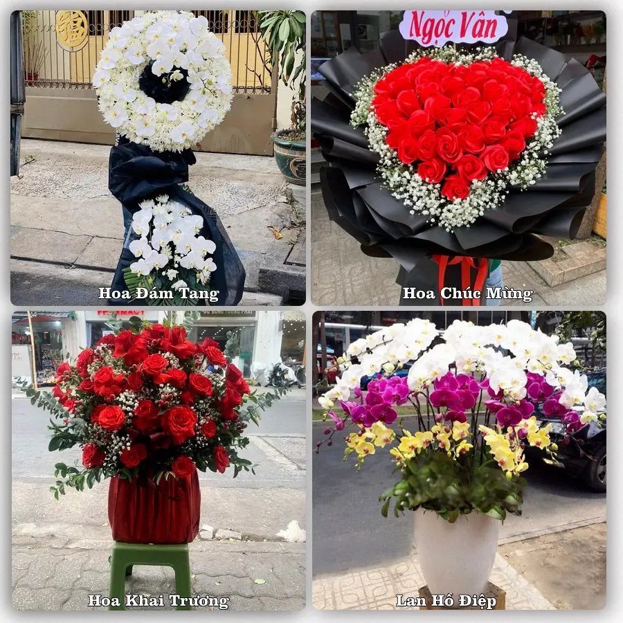 Mẫu hoa tươi dành cho khách đặt hoa tại Hưng Hà