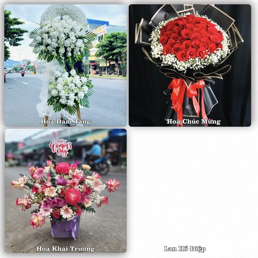 Mẫu hoa tươi dành cho khách đặt hoa tại Hưng Nguyên