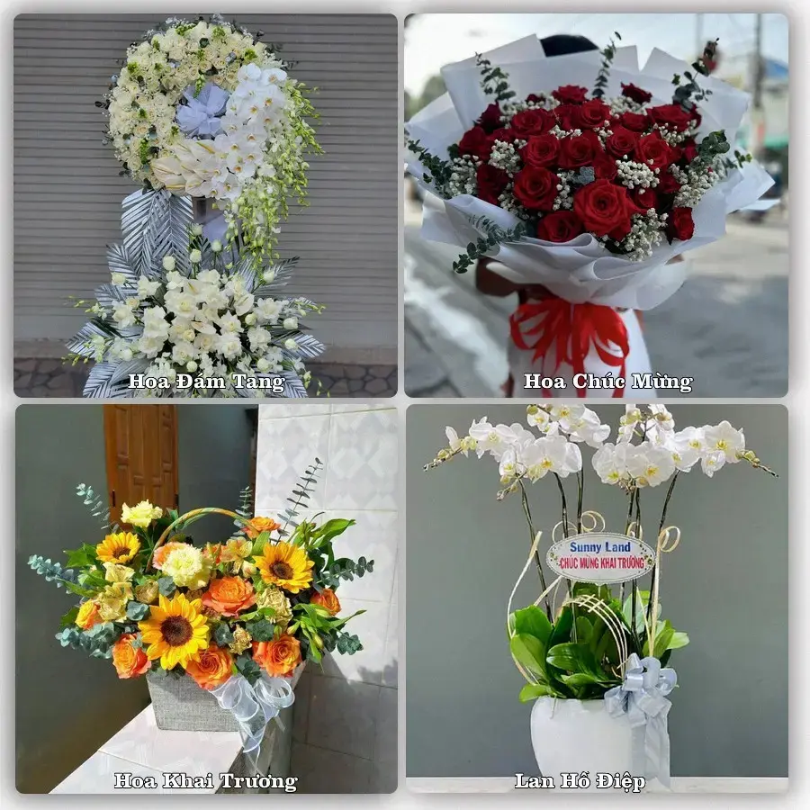 Shop hoa tươi Hưng Nhân, Hưng Hà – Có hình trước và sau giao