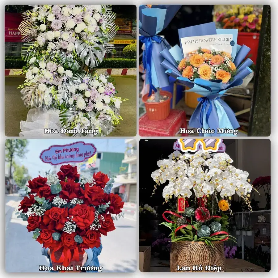 Shop hoa tươi Hương Canh, Bình Xuyên – Nhận giao hoa trong ngày