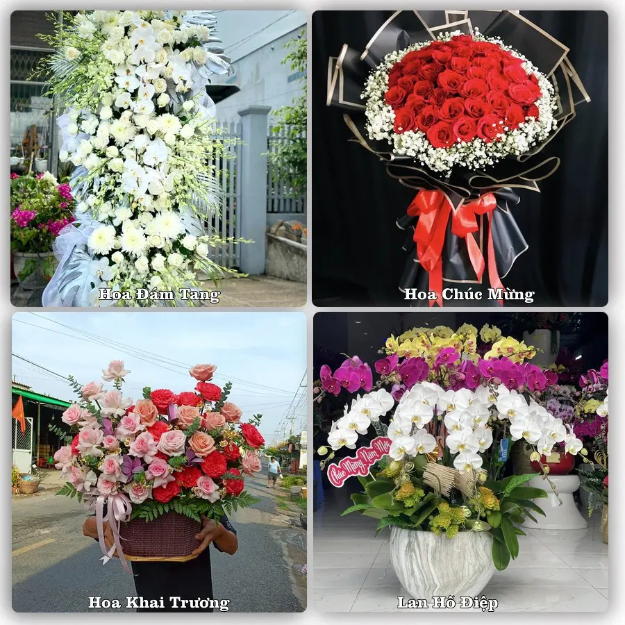 Tư vấn chọn hoa theo từng dịp tại Khâm Đức, Phước Sơn