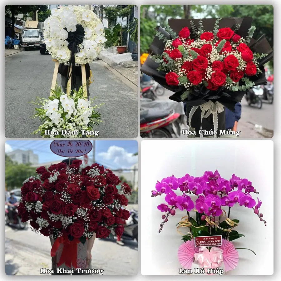 Mẫu hoa tươi dành cho khách đặt hoa tại Kiện Khê, Thanh Liêm