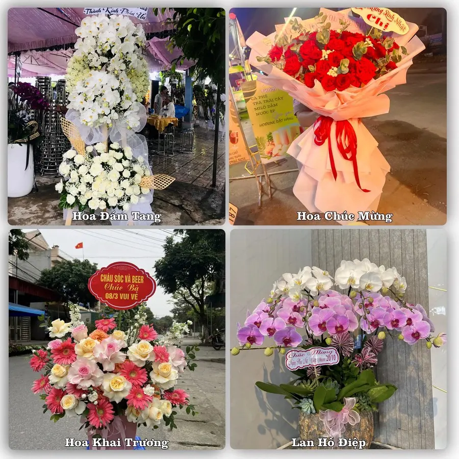 Dịch vụ đặt hoa online giao tận nơi tại Kiện Khê, Thanh Liêm