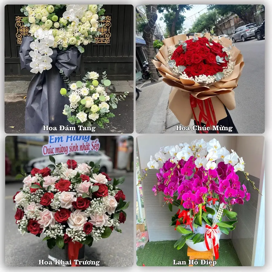 Dịch vụ đặt hoa online giao tận nơi tại Kim Sơn, Quế Phong