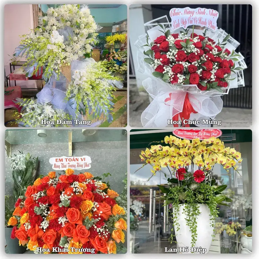 Shop hoa tươi La Hà, Tư Nghĩa – Có hình trước và sau giao
