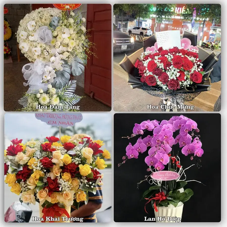 Shop hoa tươi Lạc Tánh, Tánh Linh – Tư vấn chọn mẫu theo dịp