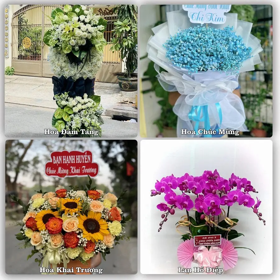 Tư vấn chọn hoa theo từng dịp tại Lâm, Ý Yên