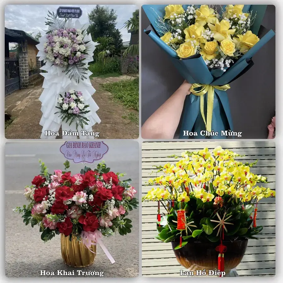Shop hoa tươi Lăng Can, Lâm Bình – Nhận giao hoa trong ngày