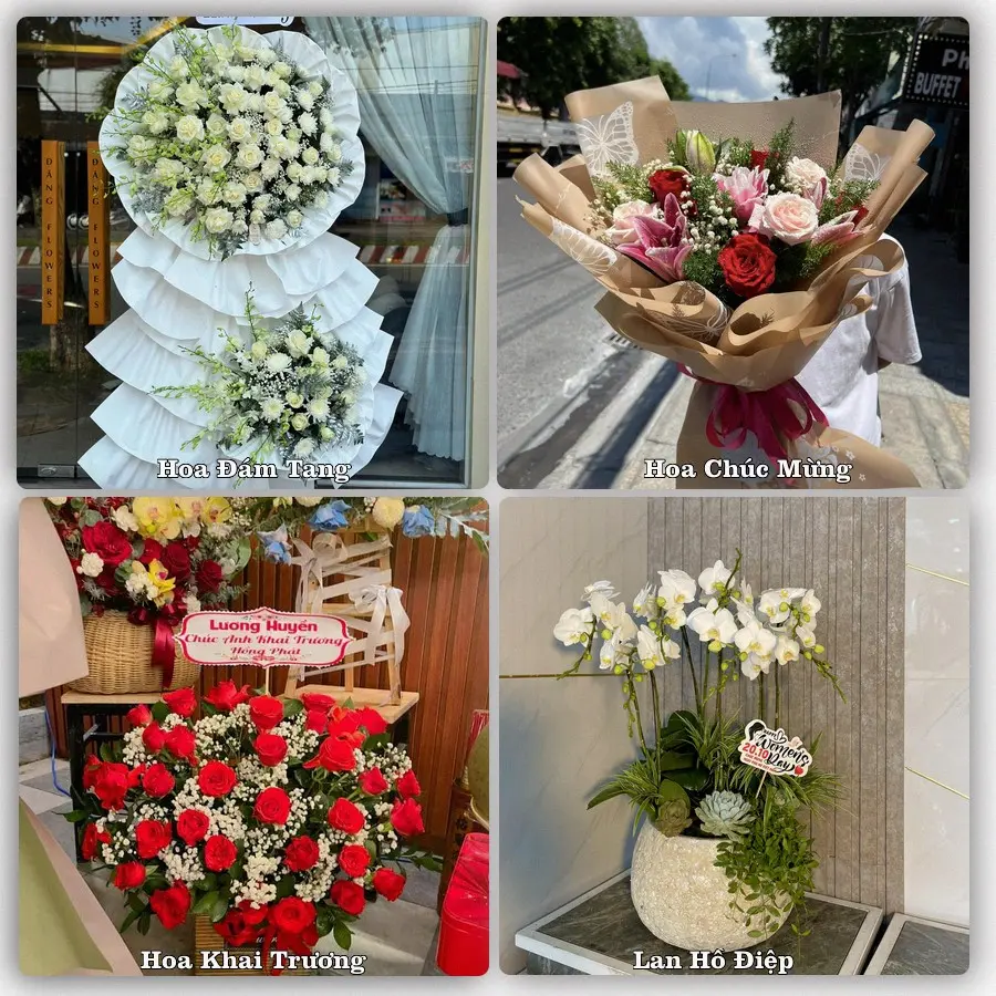 Mẫu hoa tươi dành cho khách đặt hoa tại Lao Bảo, Hướng Hóa