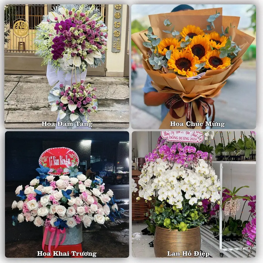 Dịch vụ đặt hoa online giao tận nơi tại Lập Thạch