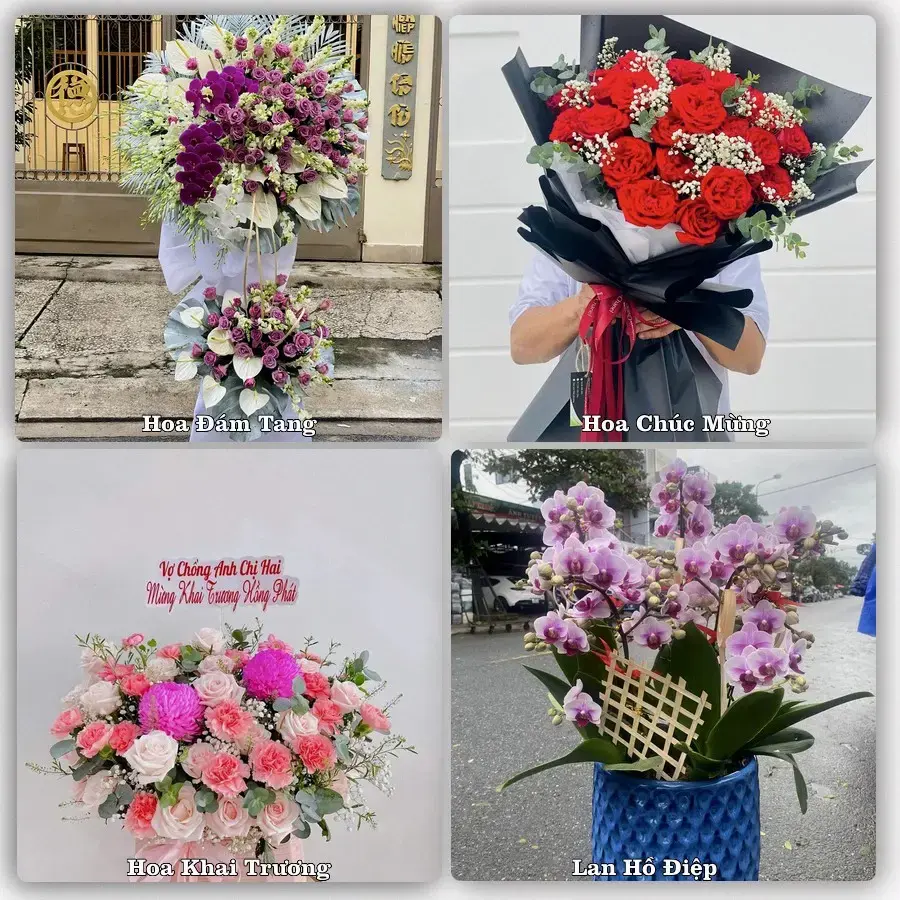 Shop hoa tươi Ma Lâm, Hàm Thuận Bắc – Có hình trước và sau giao