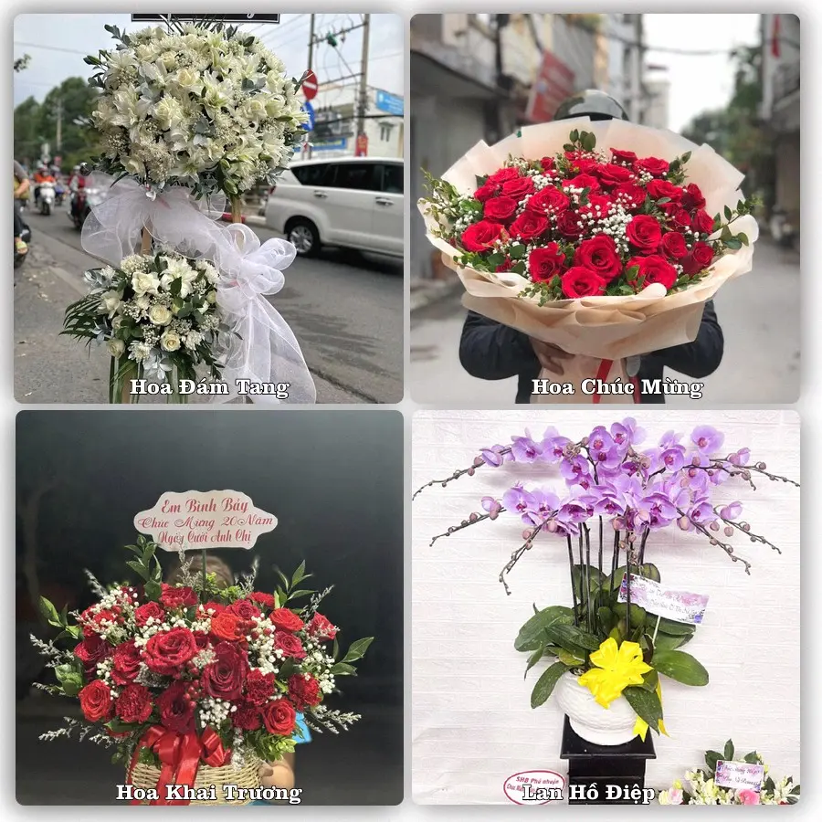Dịch vụ đặt hoa online giao tận nơi tại Minh Đức, Thuỷ Nguyên