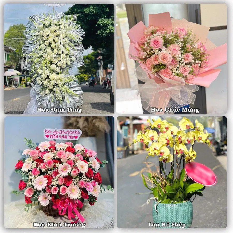 Mẫu hoa tươi dành cho khách đặt hoa tại Nam Giang, Nam Trực