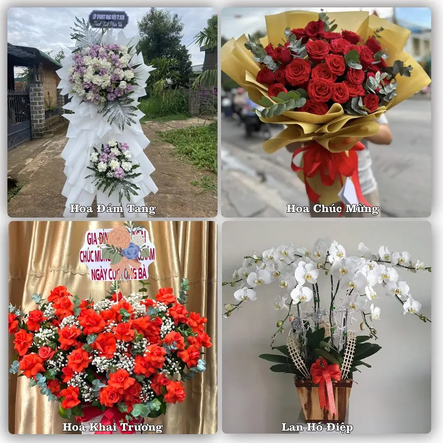Dịch vụ đặt hoa online giao tận nơi tại Nam Phước, Duy Xuyên