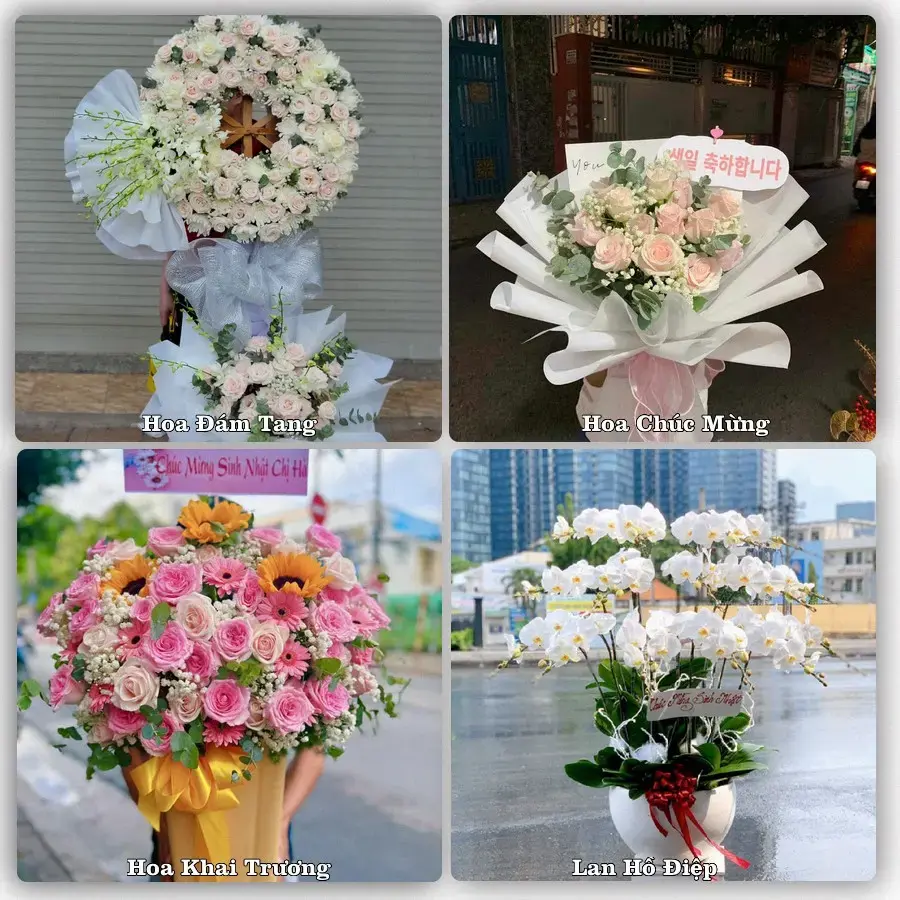Tư vấn chọn hoa theo từng dịp tại NT Thái Bình, Đình Lập