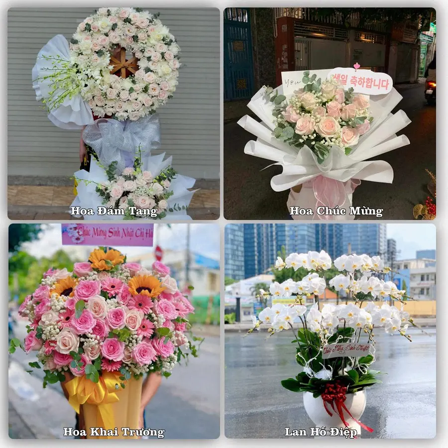 Tư vấn chọn hoa theo từng dịp tại NT Thái Bình, Đình Lập