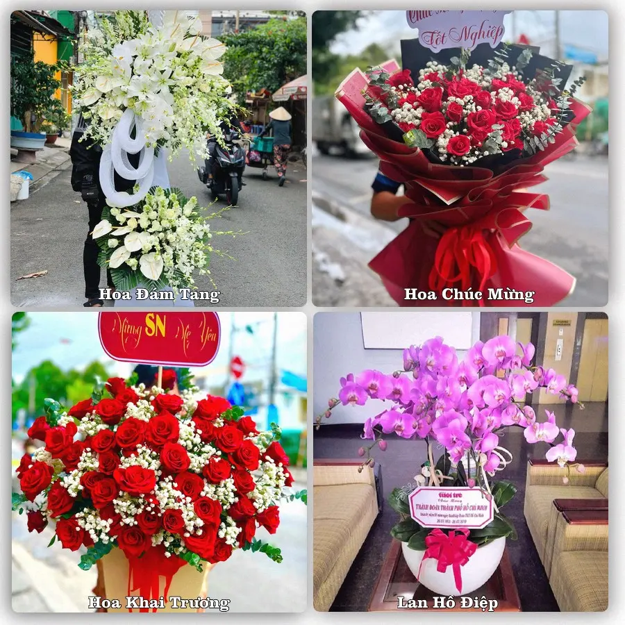Dịch vụ đặt hoa online giao tận nơi tại NT Trần Phú, Văn Chấn