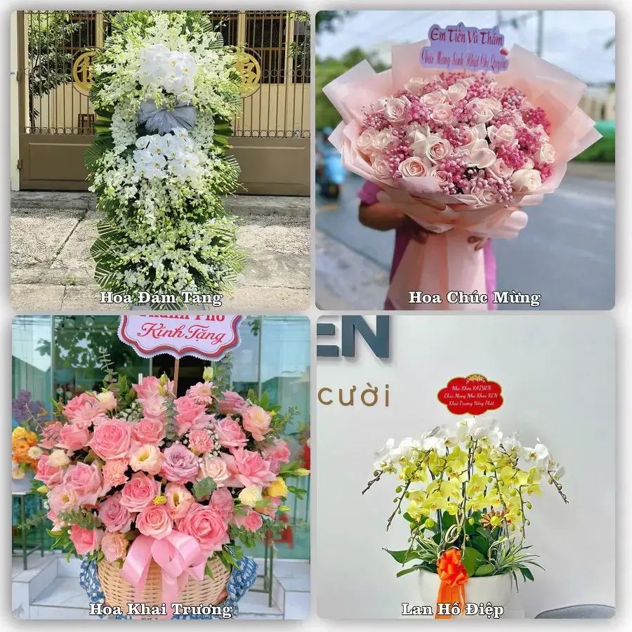 Shop hoa tươi Nước Hai, Hoà An – Nhận giao hoa trong ngày