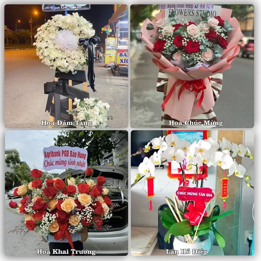 Shop hoa tươi Phố Ràng, Bảo Yên – Giao tận nơi trong 2 giờ