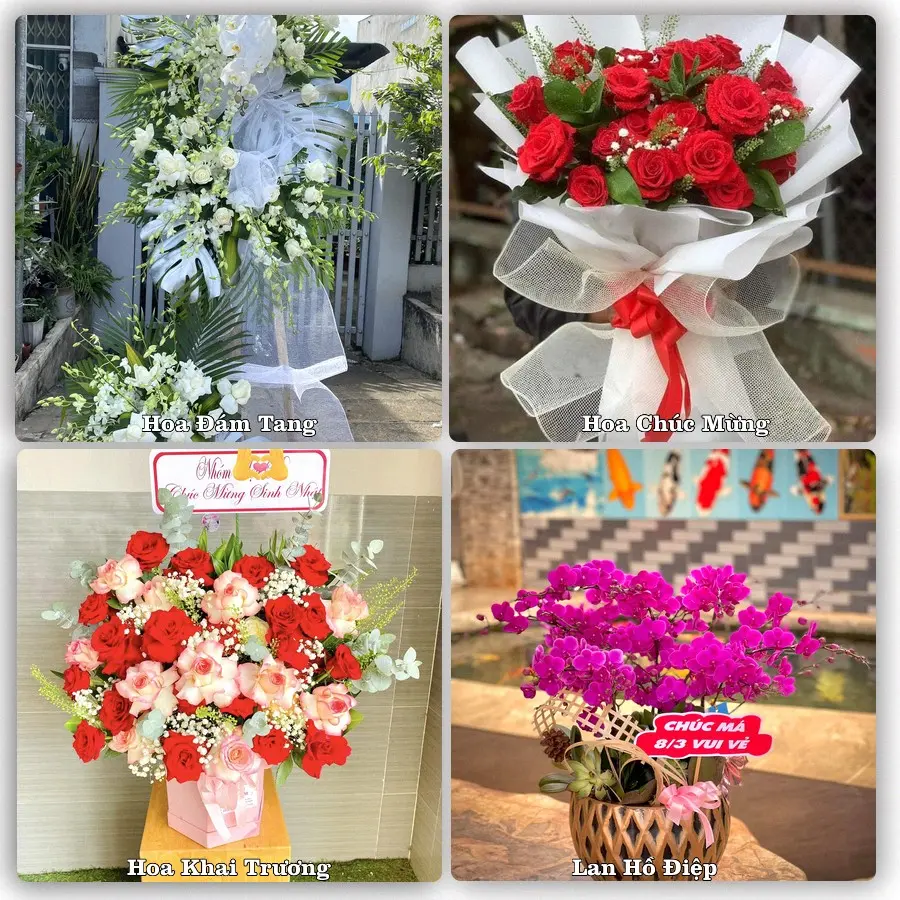 Dịch vụ đặt hoa online giao tận nơi tại Phố Ràng, Bảo Yên