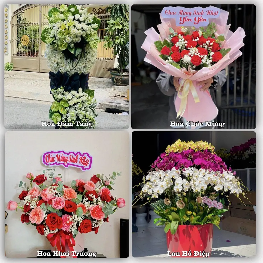 Dịch vụ đặt hoa online giao tận nơi tại Phong Châu, Phù Ninh
