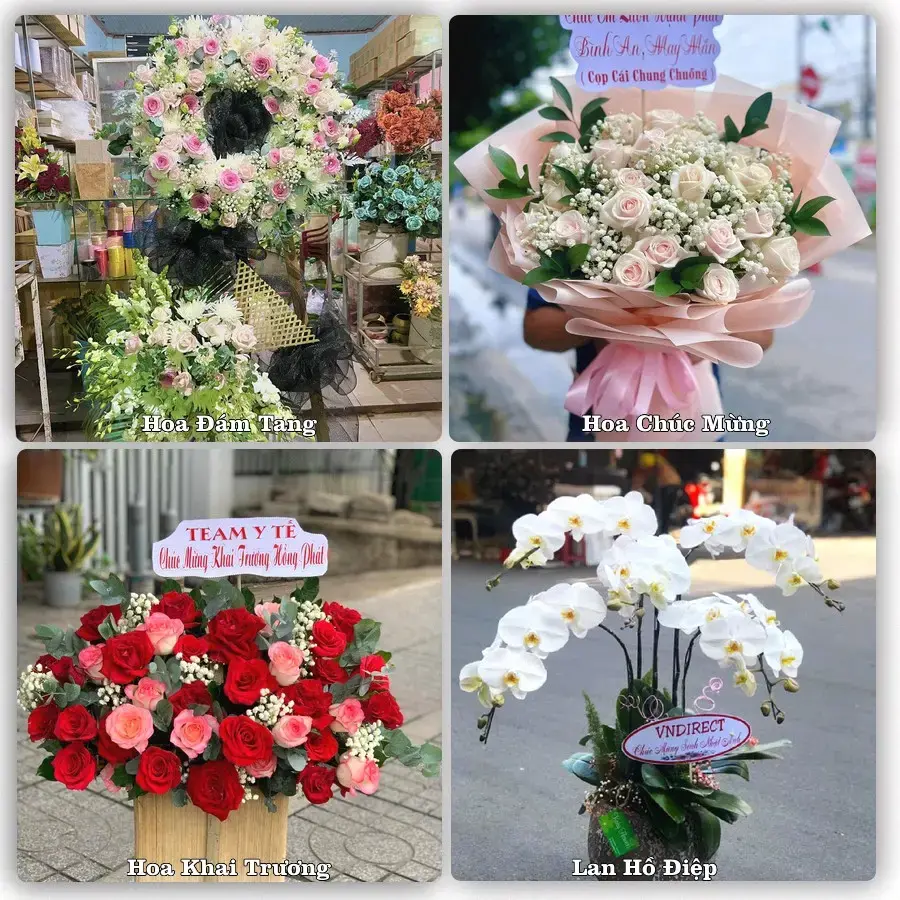 Shop hoa tươi Phú Phong, Tây Sơn – Có hình trước và sau giao