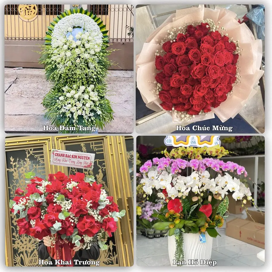 Dịch vụ đặt hoa online giao tận nơi tại Phú Phong, Tây Sơn