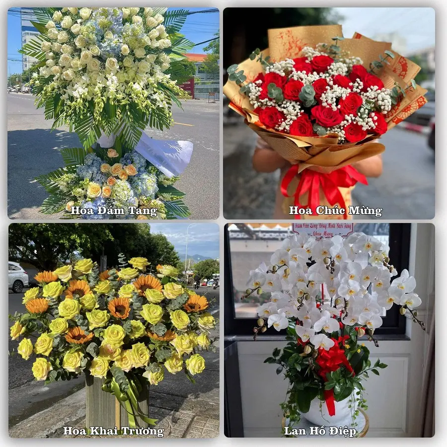 Mẫu hoa tươi dành cho khách đặt hoa tại Phú Thái, Kim Thành