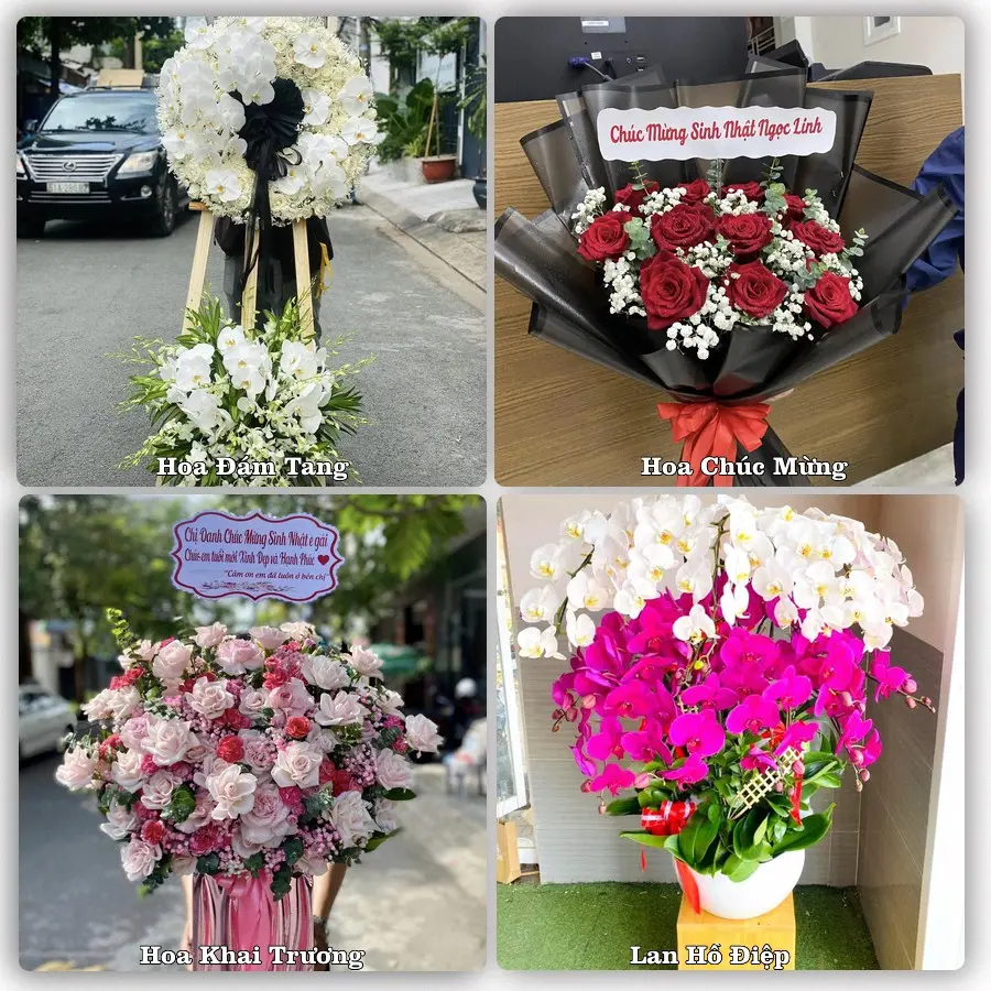 Dịch vụ đặt hoa online giao tận nơi tại Phủ Thông, Bạch Thông