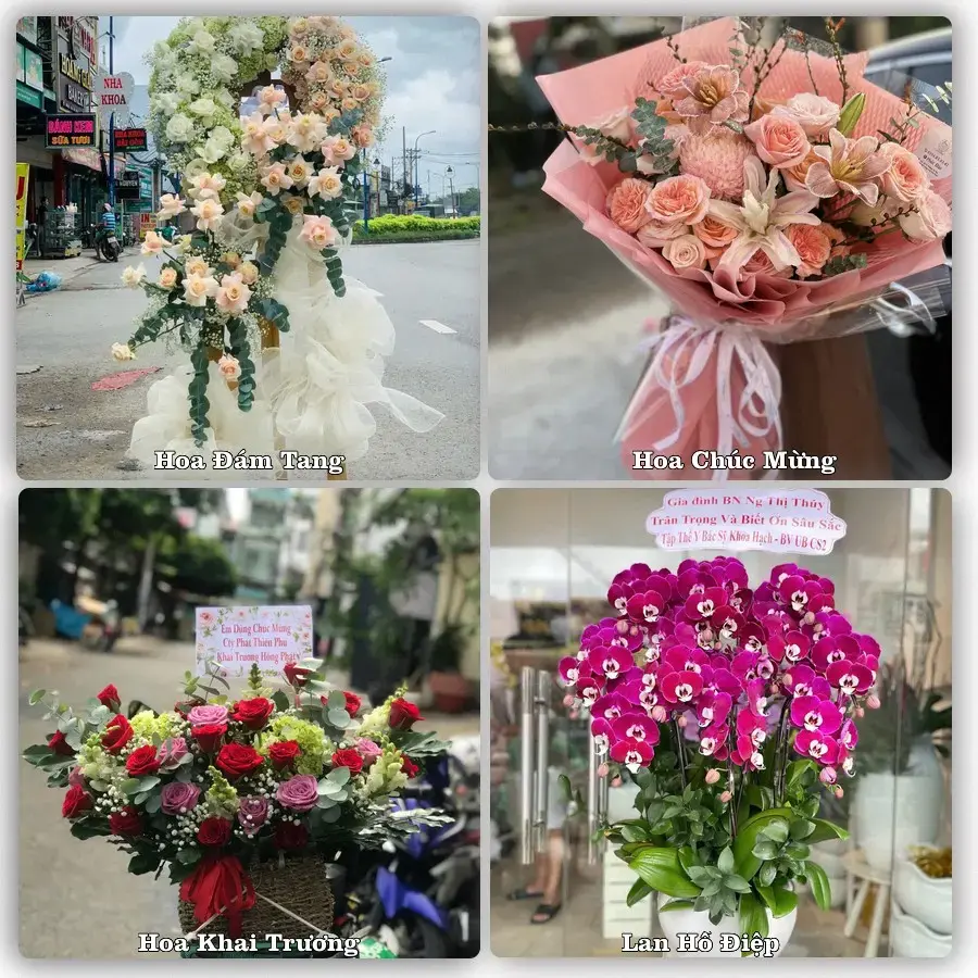 Dịch vụ đặt hoa online giao tận nơi tại Phúc Thọ