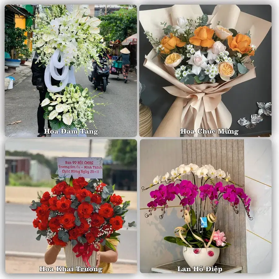 Dịch vụ đặt hoa online giao tận nơi tại Quảng Hà, Hải Hà
