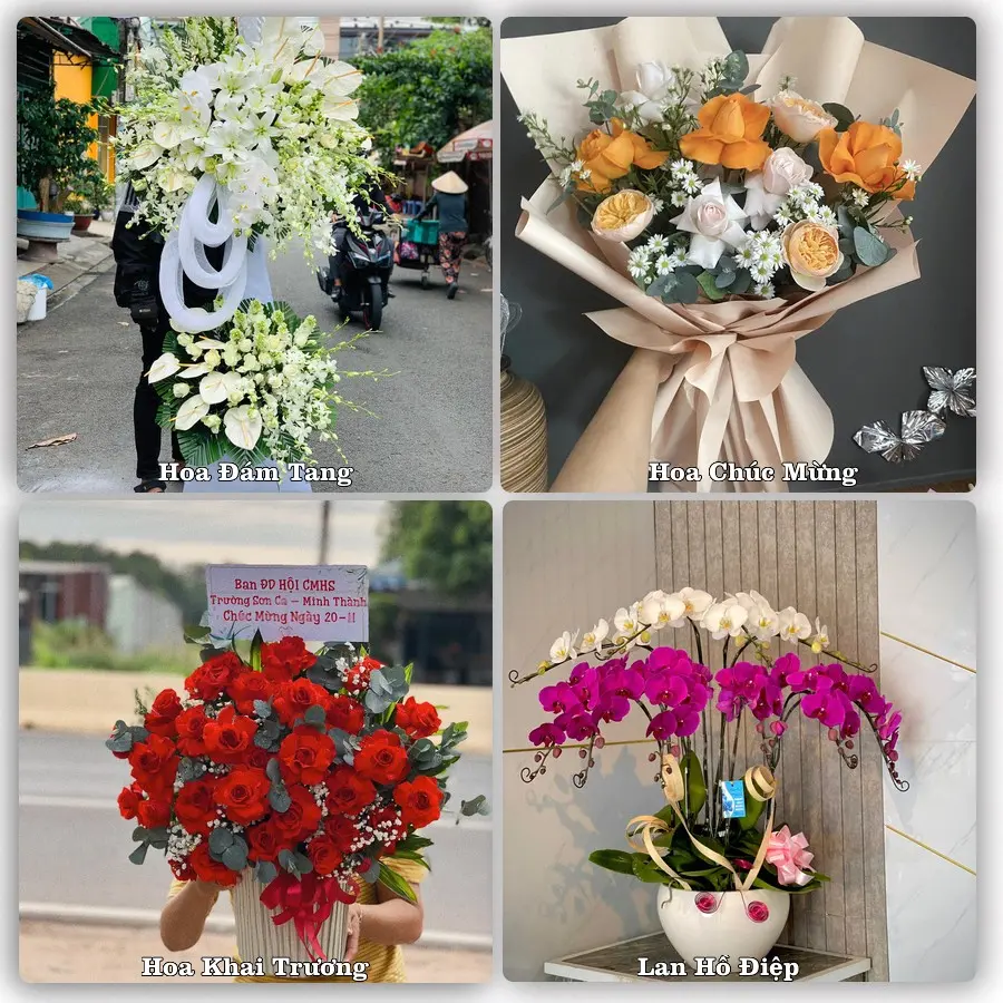 Dịch vụ đặt hoa online giao tận nơi tại Quảng Hà, Hải Hà