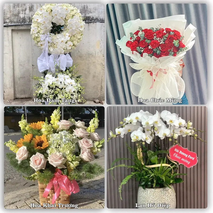Tư vấn chọn hoa theo từng dịp tại Quang Minh, Mê Linh