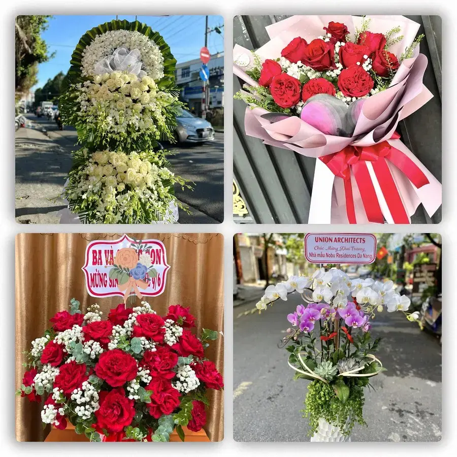 Mẫu hoa tươi tại An Phước