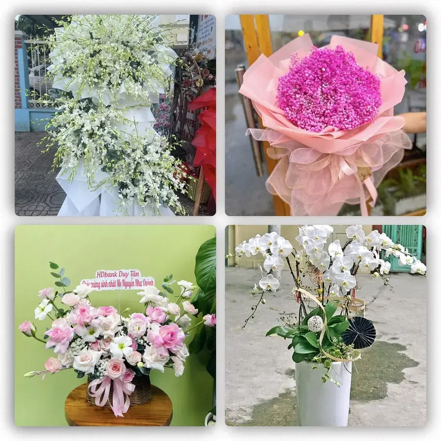 Mẫu hoa tươi tại An Thuận