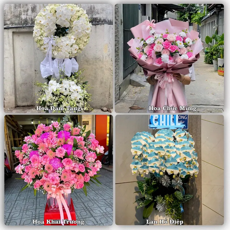 Đặt hoa giao tận nơi khu Bắc Giang, Bắc Ninh