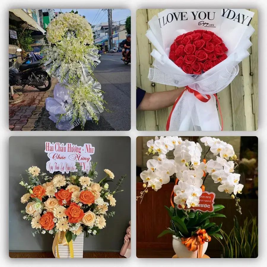 Mẫu hoa tươi tại Bắc Ninh