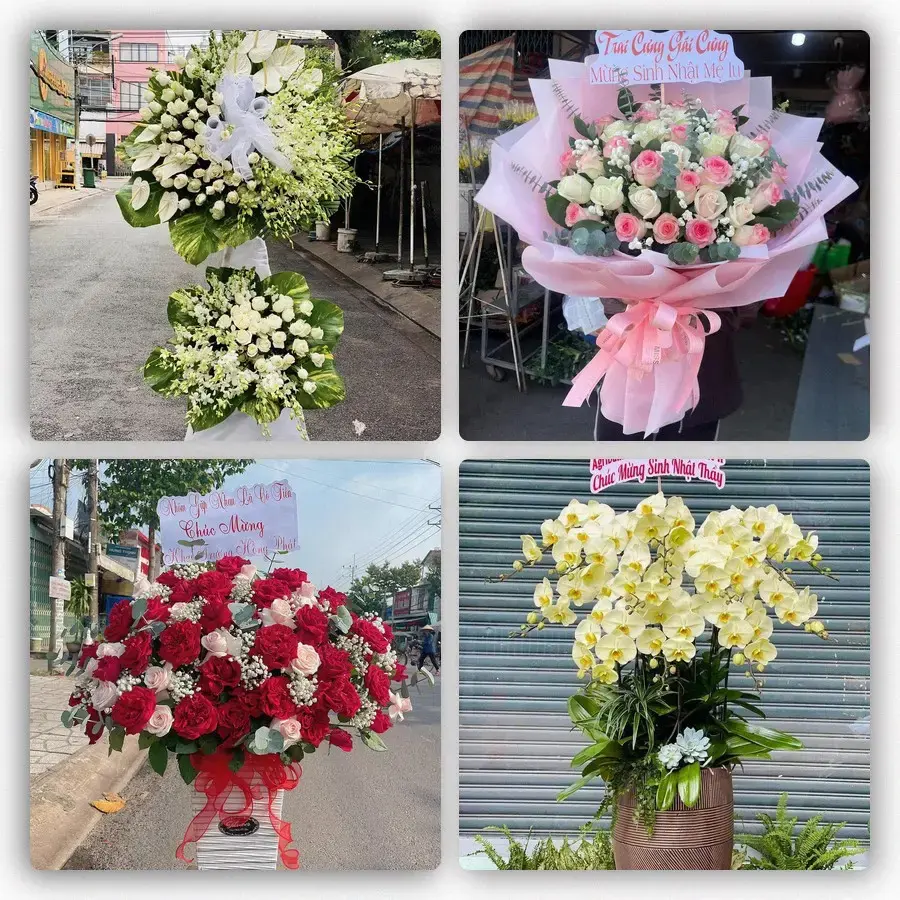 Mẫu hoa tươi tại Bỉm Sơn