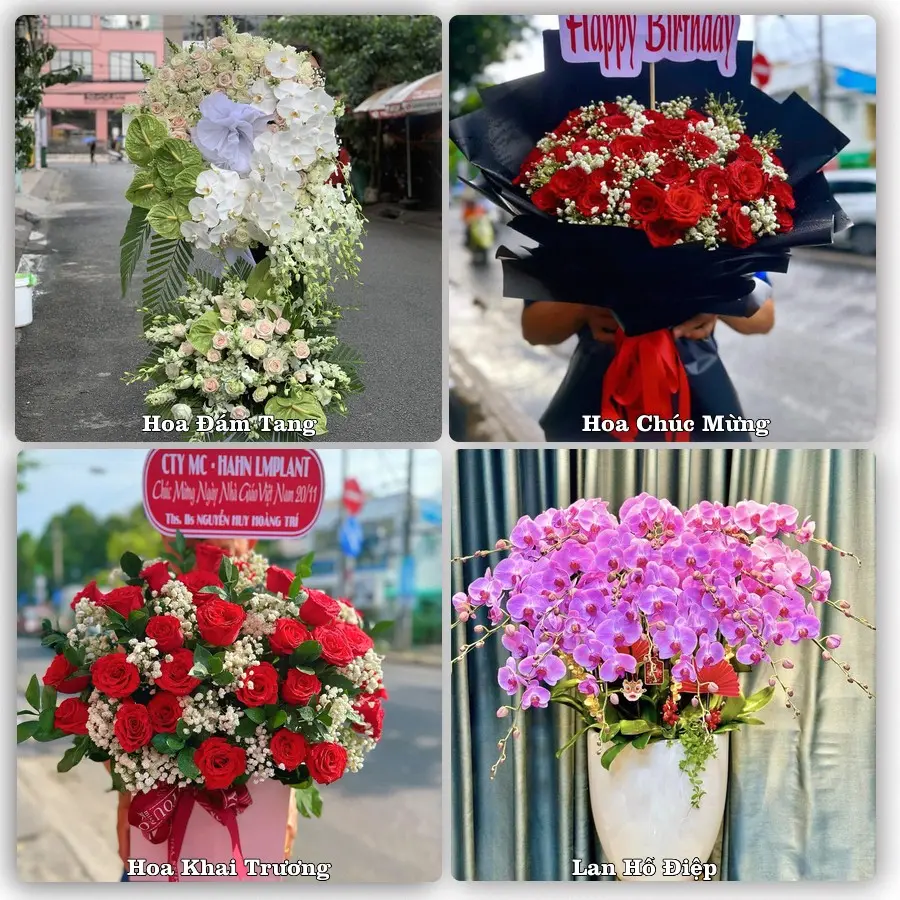 Đặt hoa giao tận nơi khu Bình Hưng, TP.HCM
