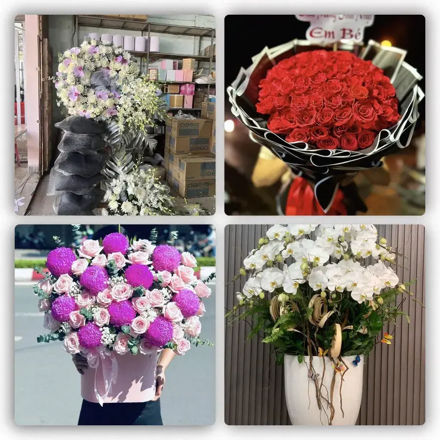 Mẫu hoa tươi tại Bình Liêu
