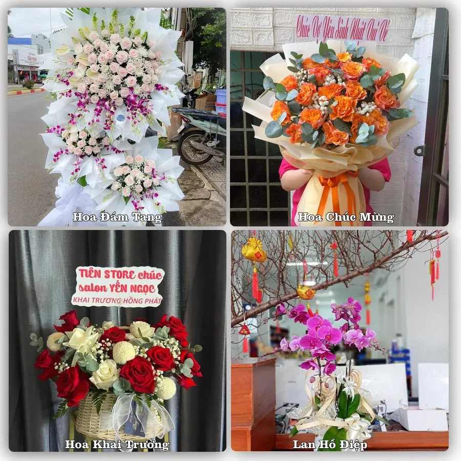 Kệ hoa khai trương giao tại Bình Tiên, Quận 6
