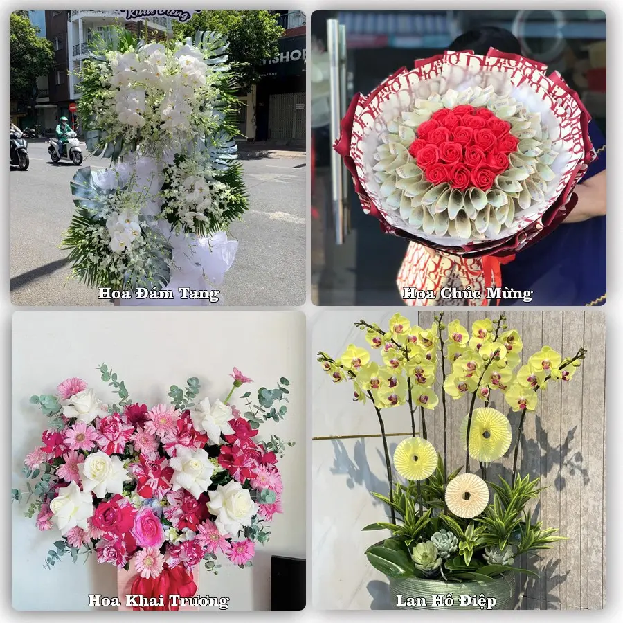 Mẫu hoa tươi giao tại Bình Trị Đông, Bình Tân