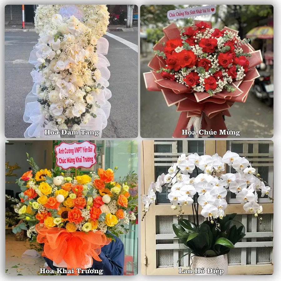 Mẫu hoa tươi giao tại Bình Trưng, TP.HCM