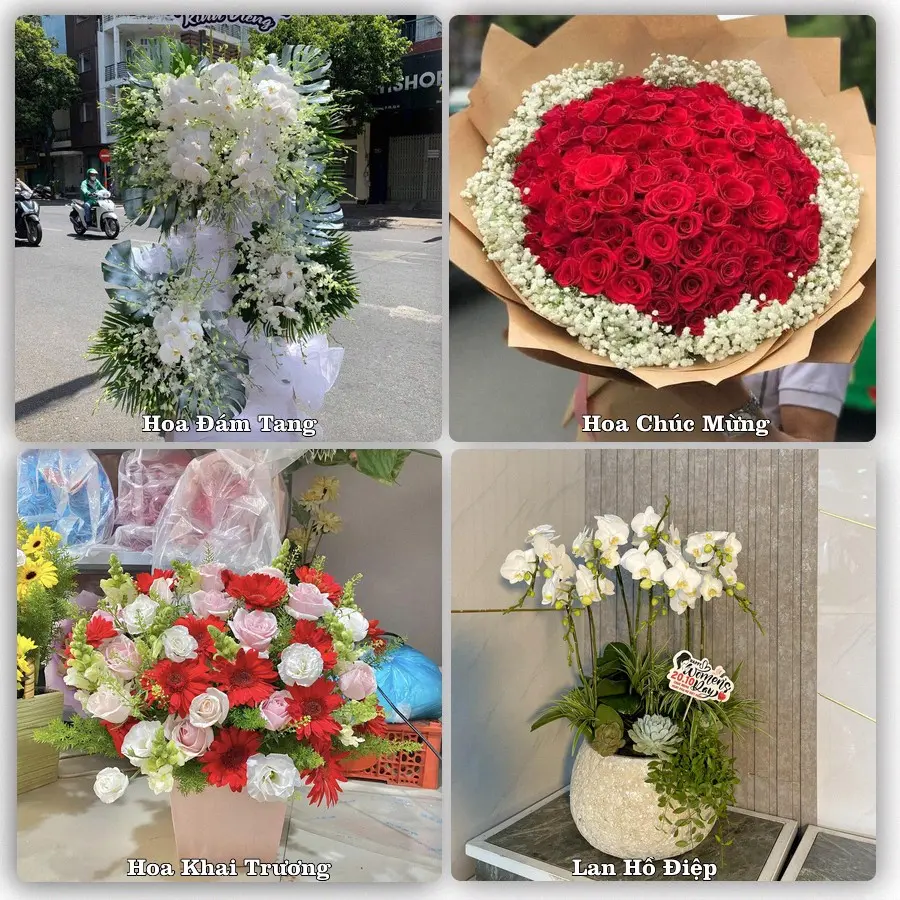 Đặt hoa giao tận nơi khu Bồ Đề, Hà Nội