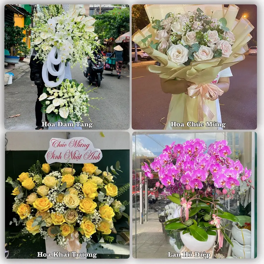 Đặt hoa giao tận nơi khu Cầu Ông Lãnh, TP.HCM