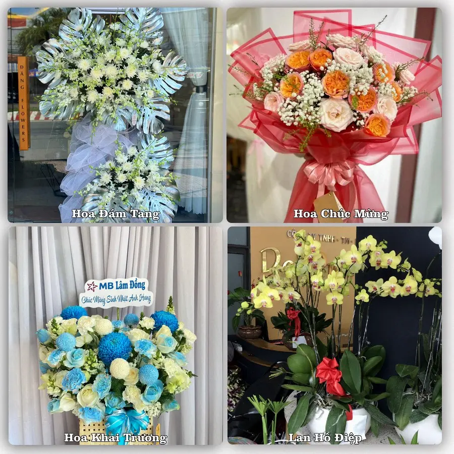 Đặt điện hoa giao tận nơi khu Chánh Hưng, TP.HCM