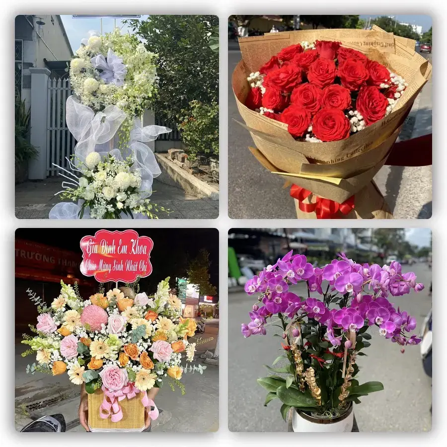 Mẫu hoa tươi tại Đạ M'ri